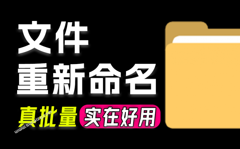 ReNamer｜1000个文件重命名，1秒完成！批量文件重命名软件，支持图片视频文件批量命名，纯免费绿色免安装版