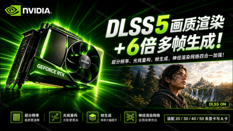 DLSS5-Swapper｜一键游戏画质提升！DLSS 5 支持 20/30/40/50 系显卡及A卡，老显卡这次也能享受到
