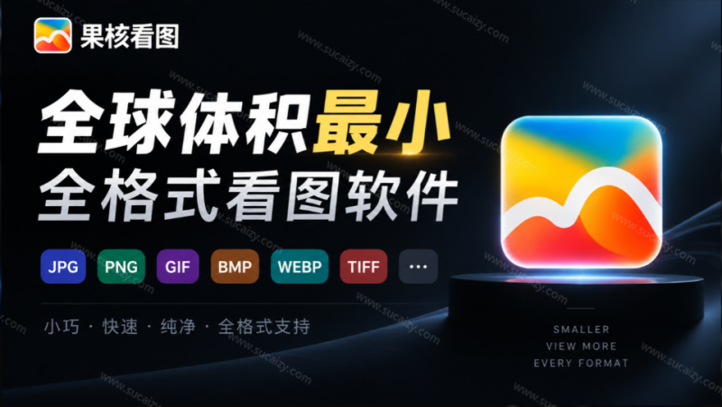 全球体积最小的 Windows 极速全格式看图神器！一键生成预览缩略图，强推超级好用 果核看图